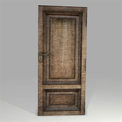 Old Door 3D Model $5 - .obj .fbx - Free3D