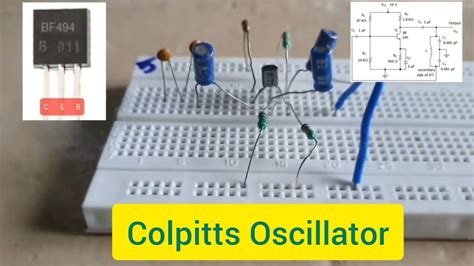 Colpitts Oscillator Circuit Diagram Diploma Btech Experiment