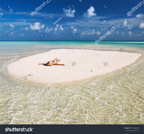 Woman Bikini Tropical Beach Stock Photo Shutterstock