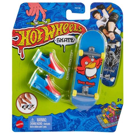 Hot Wheels Skate Tony Hawk Fingerboard And Skate Shoes Pack Assortment Smyths Toys UK