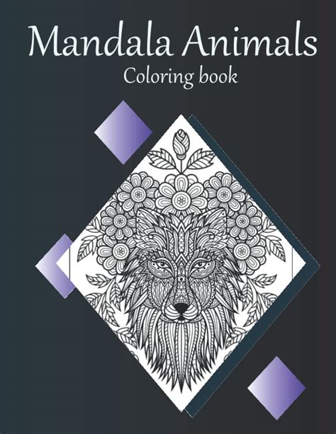 Mandala Animals Coloring Book: Color Your Self Into Peace by Saber ...