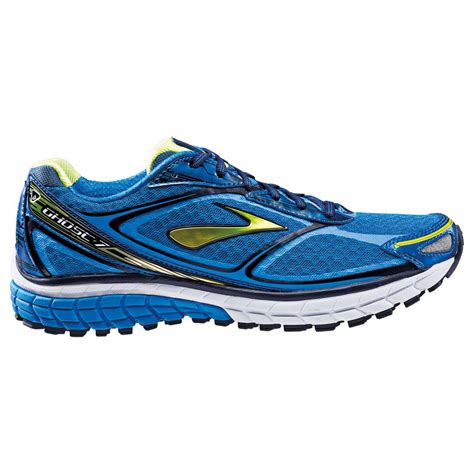 Brooks Mens Ghost 7 Running Shoes - Electric Blue/Lime - Tennisnuts.com