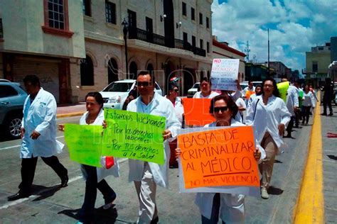 Protestan cerca de 40 médicos en Matamoros Hoy Tamaulipas Matamoros