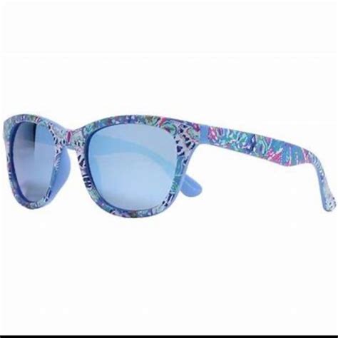 Lilly Pulitzer Accessories Lilly Pulitzer Maddie Multi Fantasy Garden Polarized Sunglasses