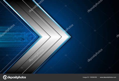 Hi Tech Metallic Arrow Frame Stock Vector By Pixtumz Hotmail 155084392