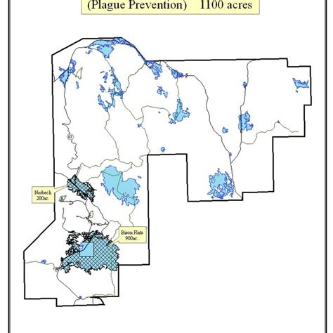 Map of prairie dog town dusting in 2008. | Download Scientific Diagram