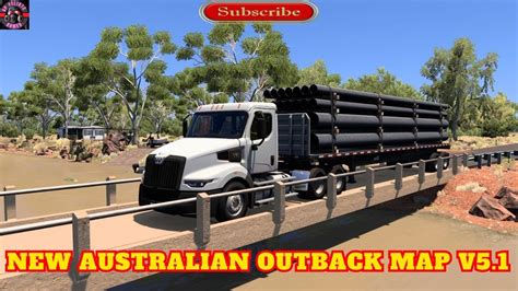 NEW AUSTRALIAN OUTBACK MAP V5 1 FOR ATS 1 50 YouTube