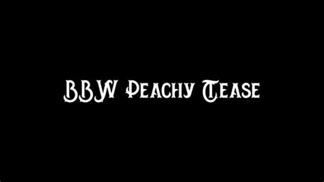 BBW Peachy Tease Jackie Synn Clips4sale