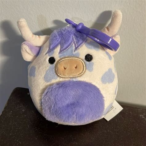 Squishmallows Toys Nwt Conway The Purple Spotted Highland Cow