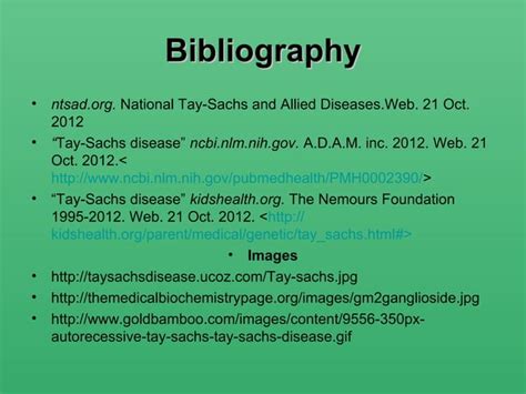 Tay Sachs Disease Ppt