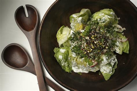 Recipe: Bar Tartine’s Wedge Salad With Buttermilk, Barley & Sprouts