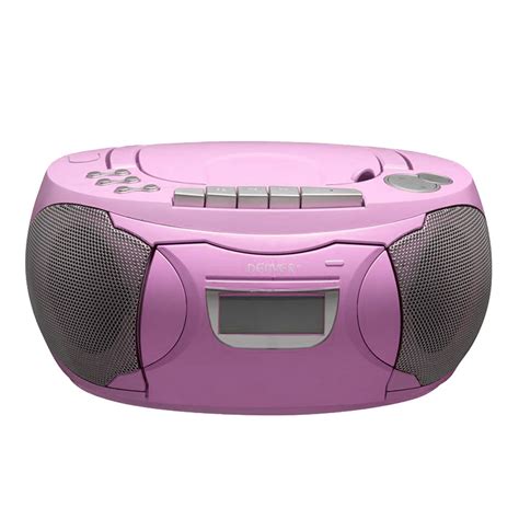 Stereo Cd Player Mädchen Musik Anlage Pink Radio Aux Boombox Kinder Zimmer Party Ebay