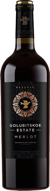 Вино красное сухое Golubitskoe Estate Merlot Reserve 0.75 л (Поместье ...