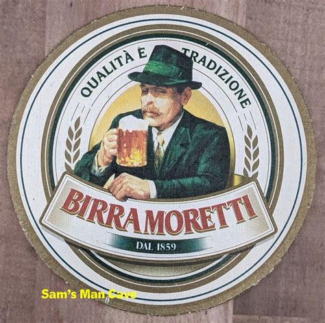 Birra Moretti UEFA Champions League Beer Coaster Bierdeckel Bier