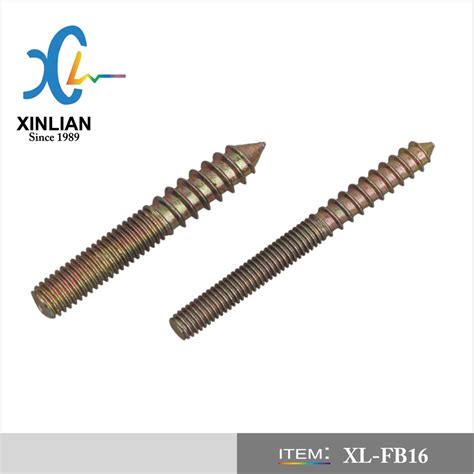 Wood To Metal Dowels Zpsteel Self Colour M6 M8 M10 Furniture