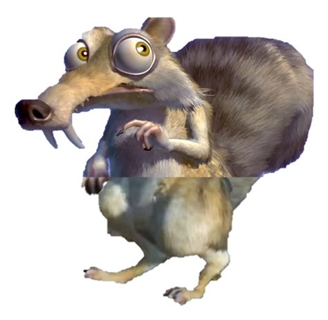 Scrat Ice Age Transparent By Donofriofans On Deviantart