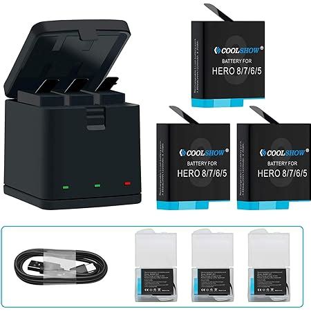 Homesuit Hero Battery Pack And Channel Lcd Usb Charger For