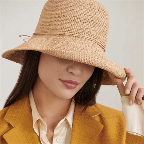 Helen Kaminski Provence 10 Hat In Nougat Caroline Randell Ss24 Resortwear