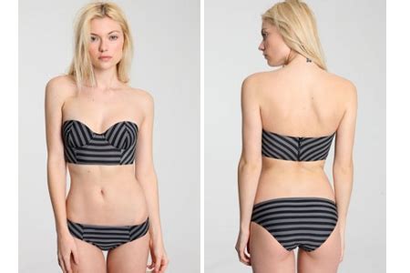 Stripe Bustier Bikini From Urban Outfitters Retro To Go