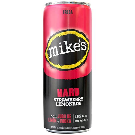 Vodka Mikes Hard Strawberry Lata 355ml Plazavea Supermercado