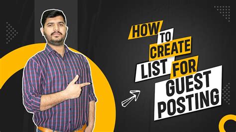 Guest Posting Tutorial Rs Gp How To Create List For Guest Posting