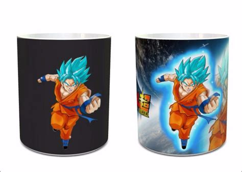 Taza Mágica Goku Azul Dragon Ball Super 158 00 en Mercado Libre