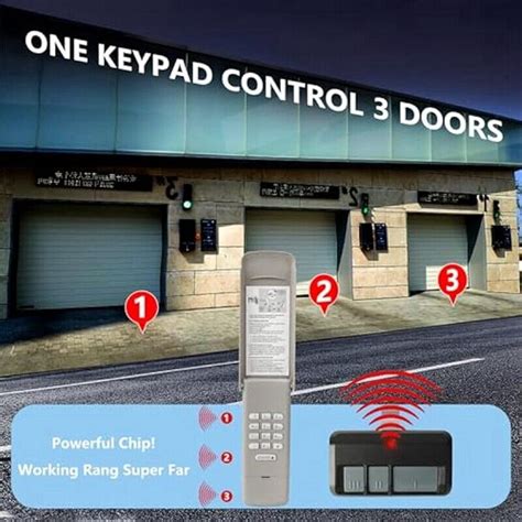 877max Garage Door Keypad With 2pack 893max Garage Door Opener Remote