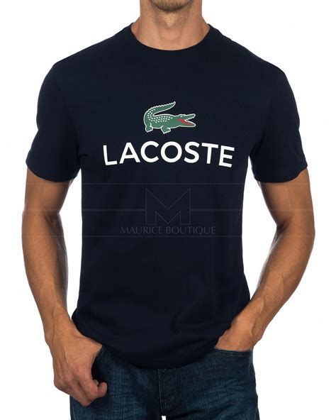 Camiseta Lacoste ® Azul Marino Classic Logo Envio Gratis Camiseta