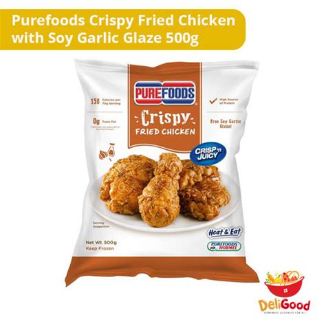 Purefoods Crispy Fried Chicken With Soy Garlic Glaze 500g Lazada PH