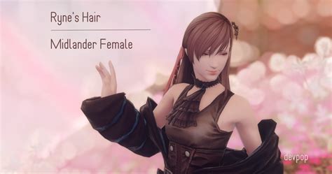 Ryne S Hair Midlander Female The Glamour Dresser Final Fantasy