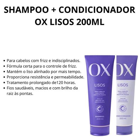 Condicionador Ox Lisos 200ml 200ml