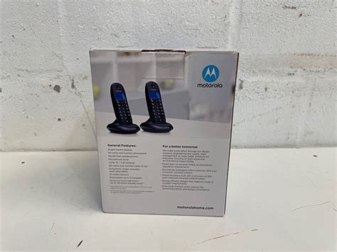 Motorola C1002LB+ Duo Cordless Phone Black | 2ndhandwarehouse.com