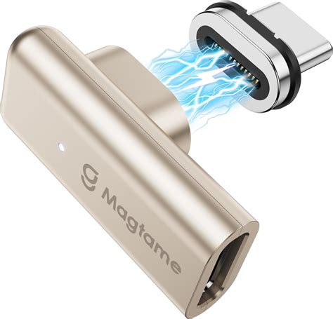 Magtame 240w Magnetic Usb C Male To Usb C Female Adapter 90