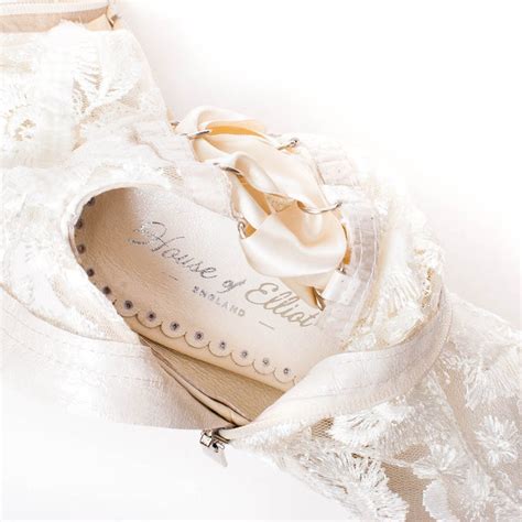 Classic Ivory Lace Wedding Boots And Shoes House Of Elliot