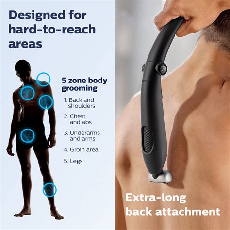 Philips Norelco Bodygroom Series For Manscaping Silver Bg