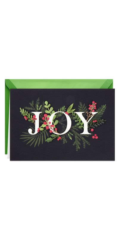 Buy Hallmark Signature Christmas Card Holly Boughs At Wellca Free