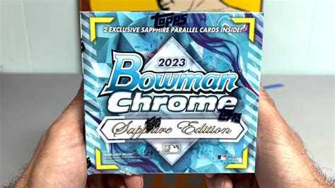 2023 Bowman Chrome Sapphire New Release YouTube