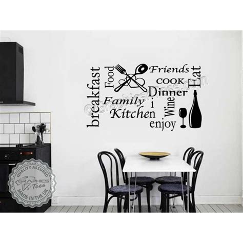 Kitchen Quotes Wall Decor Free Shipping A Recipe For Love Kitchen Decals Vinyl Wall Sticker