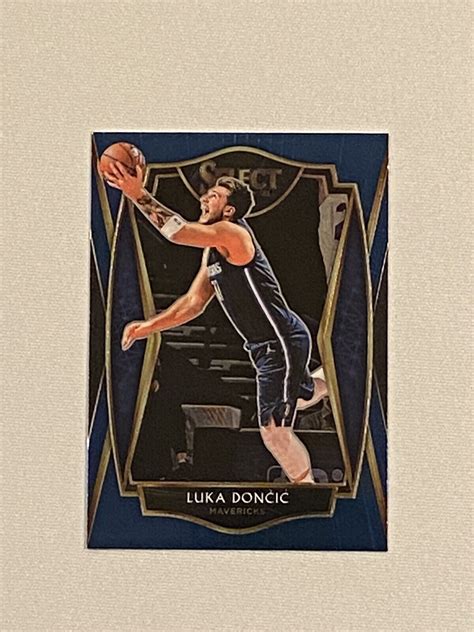 Panini Select Luka Doncic Blue Premier Level Dallas