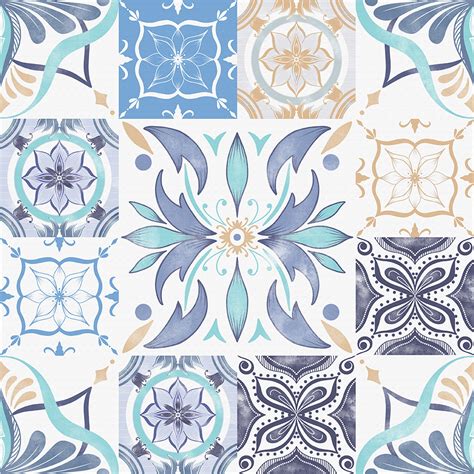 Moroccan Tile Pattern Wallpaper | ArchiPro AU