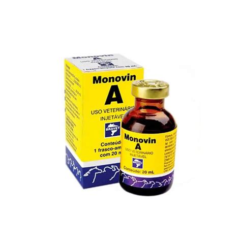 Para Que Serve O Remédio Monovin - Monovin A Injetável Bravet 20 ml - Casa dos Animais