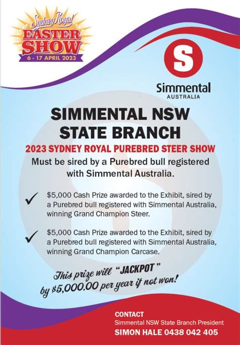 $10,000 in prizemoney up for grabs at 2023 Sydney Royal Show ...