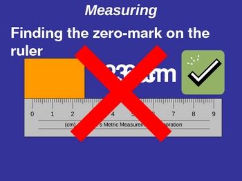 Measuring: Finding the Zero Mark on a Ruler by MICHAEL GUARRAIA | TpT