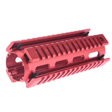 20mm Quad Rail Handguard 7 Keymod Rail Fit Picatinny Weaver For Ar15