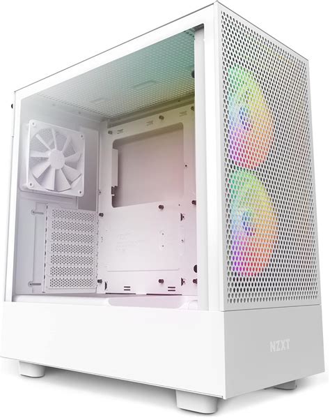 Nzxt H Flow Rgb Compact Atx Mid Tower Pc Gaming Case High Airflow