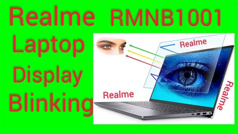 Realme Rmnb1001 Laptop Display Blinking Problem 💯 Solution Youtube