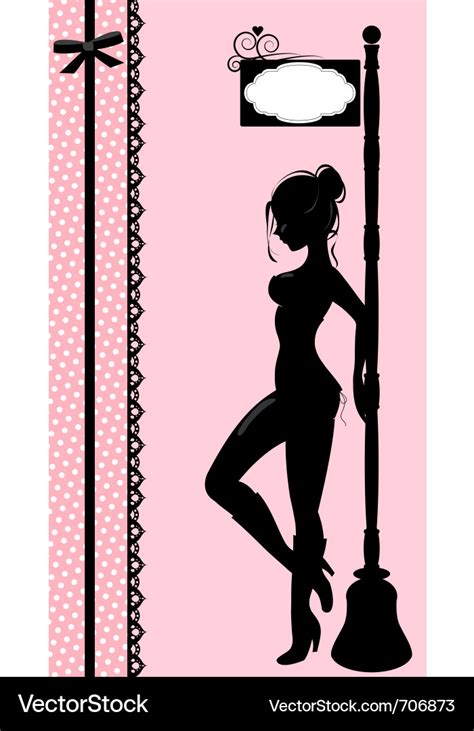 Sexy Silhouette Royalty Free Vector Image Vectorstock