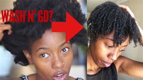 WASH N GO ON 4 TYPE HAIR Tried It Ft Clicks Hydrating Gel YouTube