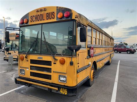 School BUS Skoolie TINY HOME RV Thomas not Bluebird Amtran Crown for sale