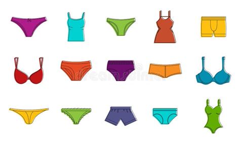 Underpants Icons Stock Illustrations Underpants Icons Stock